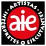 Logo AIE presentaciones negativo mitjana